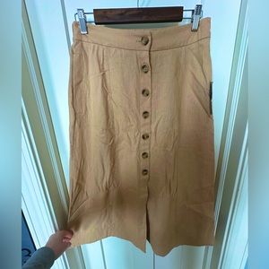NWT Button Front Skirt, size S